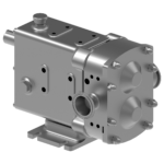 Positive displacement lobe pump