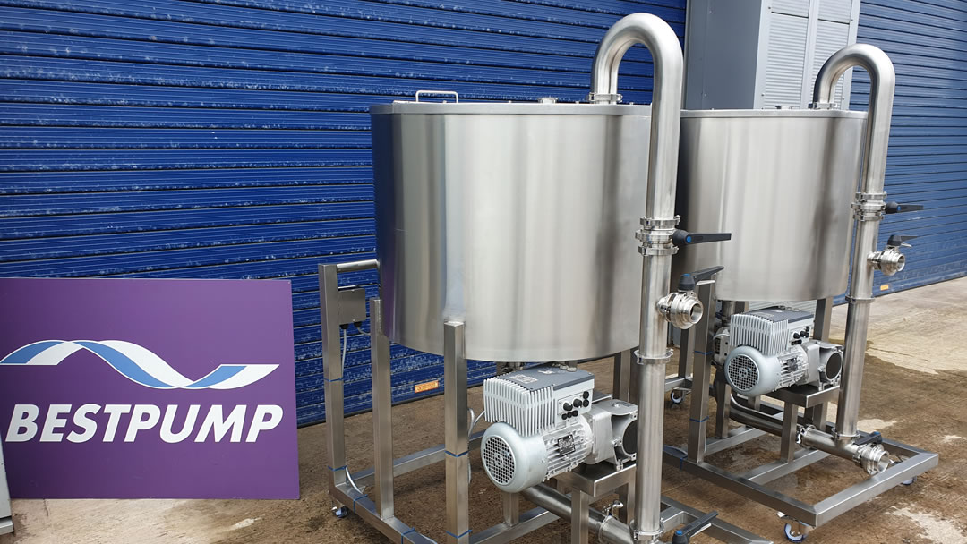 Stainless steel pumps and tanks