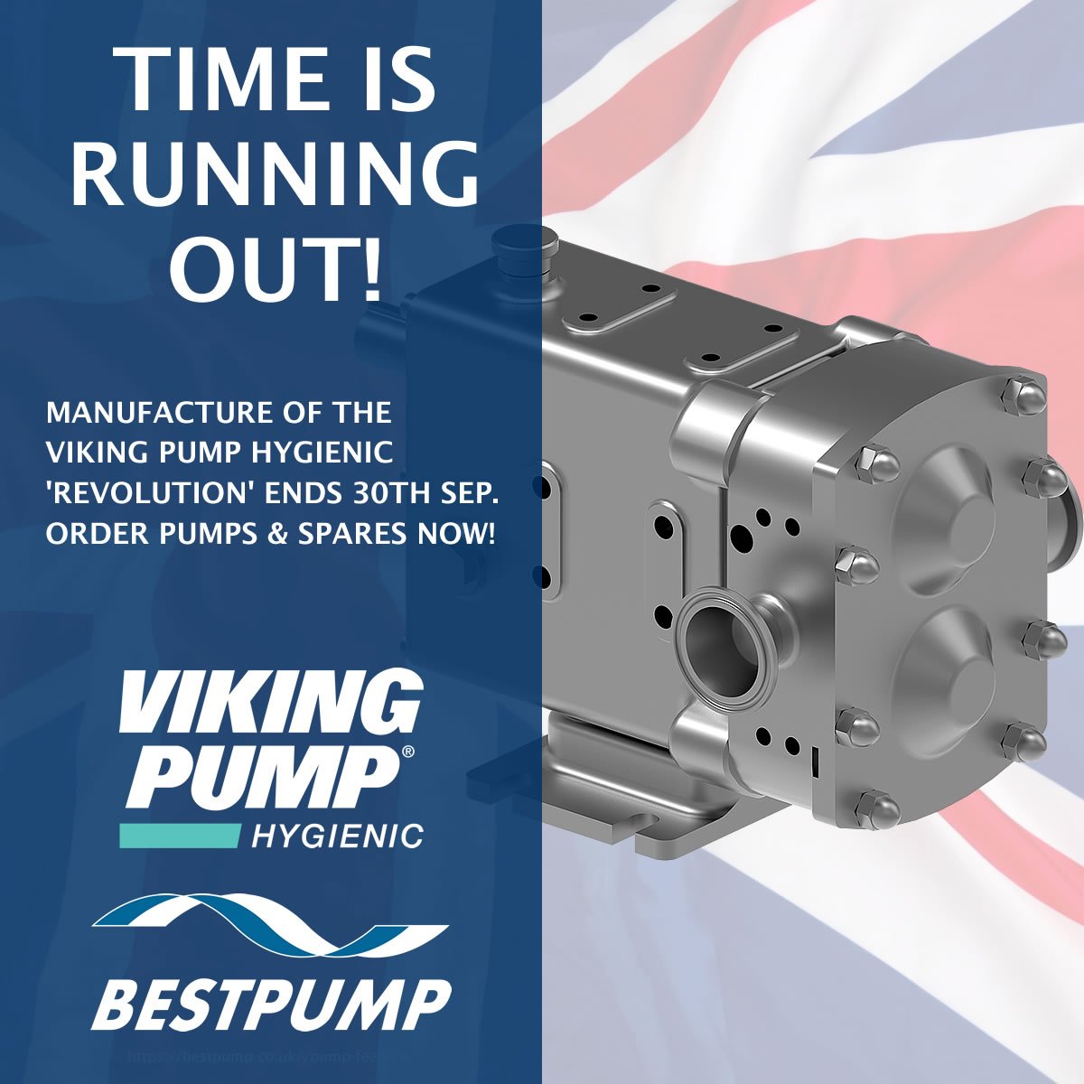 Time is running out for Revolution pump orders